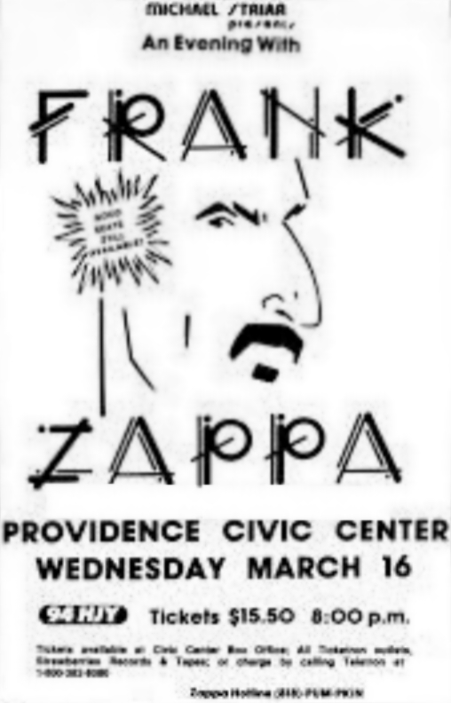 16/03/1988Civic Center, Providence, RI